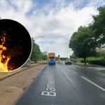 Street 'filled with smoke' after fire at pharmacy