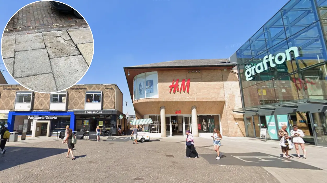 Cambridge Shopping Street Pavement Cracked in 2026