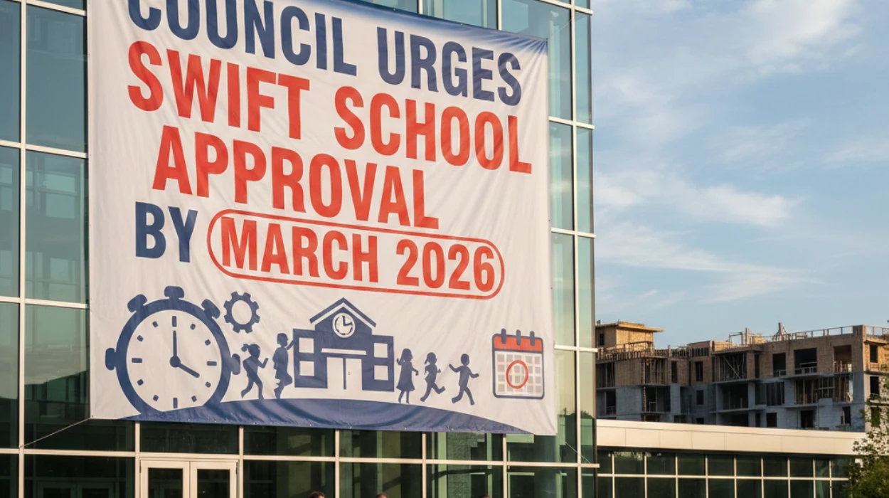 Council Urges Swift School Approval by March 2026