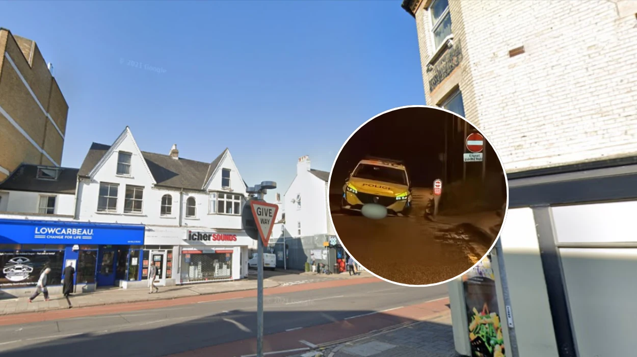 Police officer stuck in St Ives Guided Busway car trap in 2026