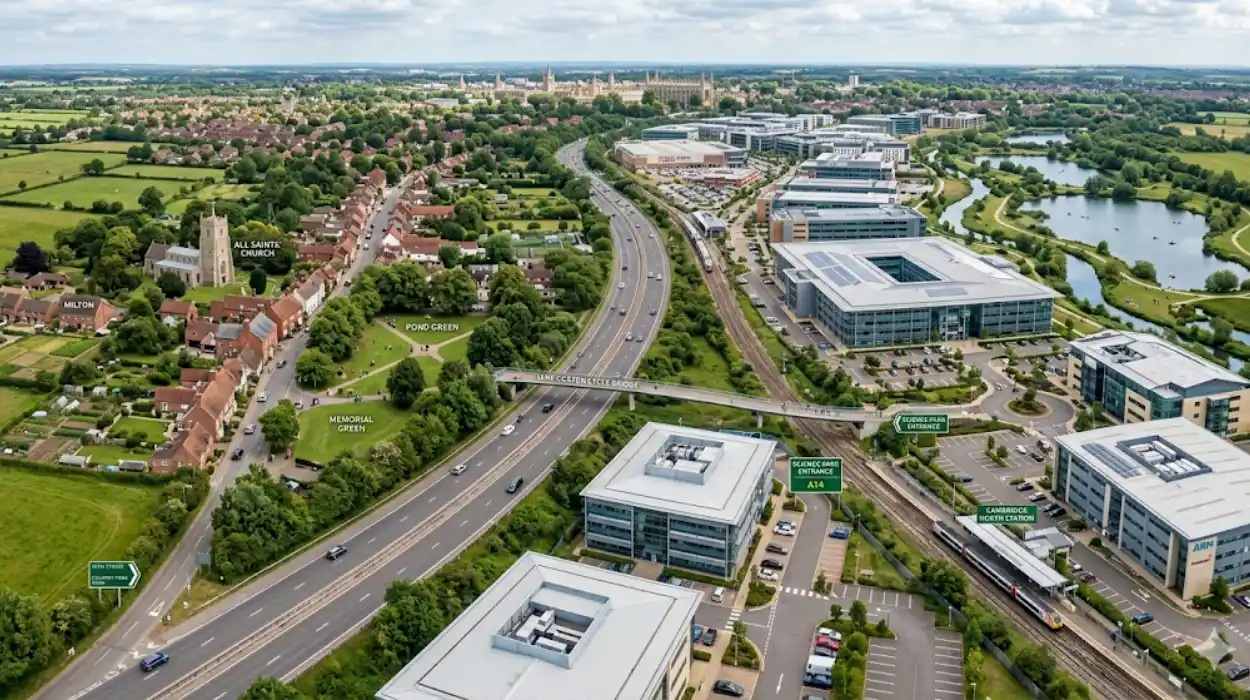 Village Life or Industry Clash in Milton Cambridge