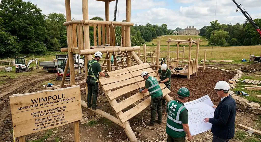 Who is behind the adventure playground project