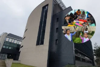 Artist unveils sculptural installation for Cambridge Cancer Research Hospital
