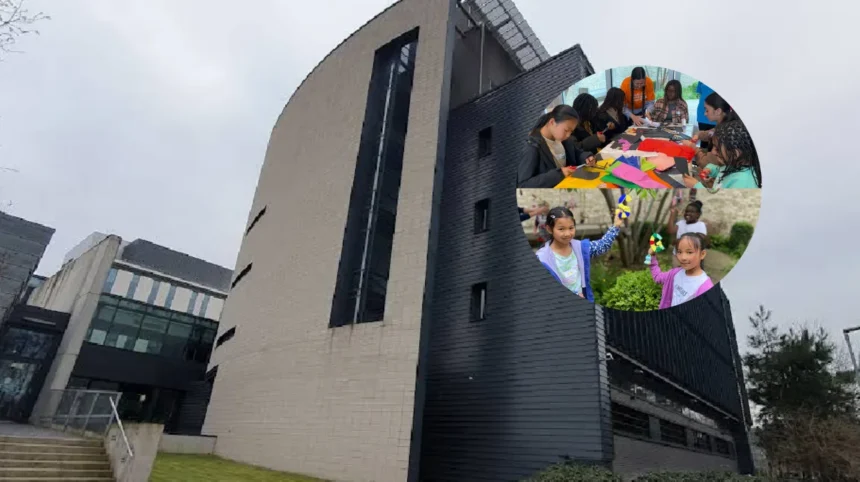 Artist unveils sculptural installation for Cambridge Cancer Research Hospital