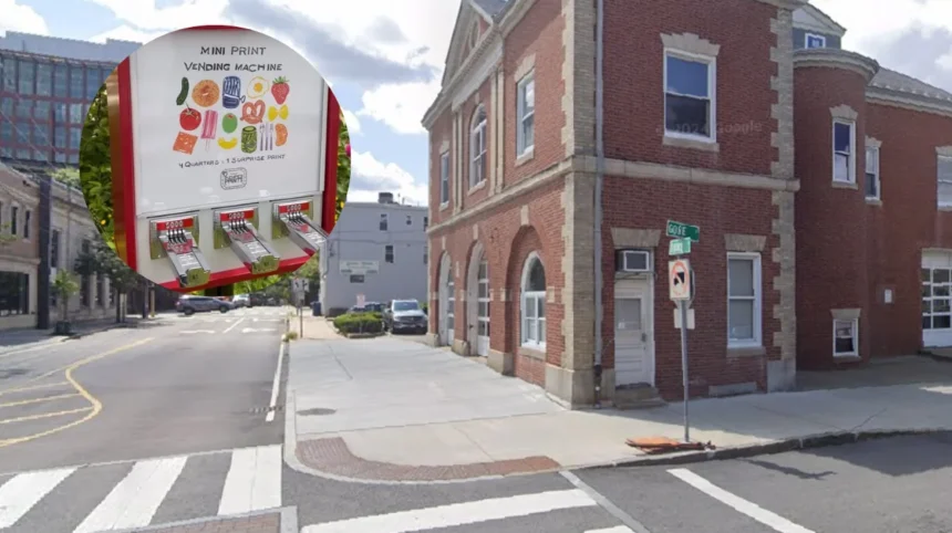 Repurposed Vending Machines Distribute Local Teen Art in Somerville and Cambridge 2026