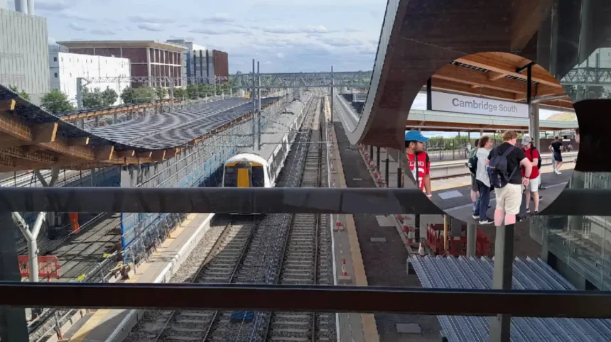 Cambridge South opens for passengers on direct London trains