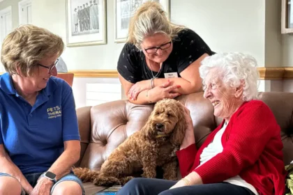 Paws for thought St Ives care home residents enjoy therapy dog visits
