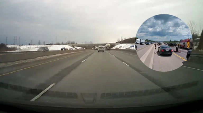 9-Vehicle Crash on Highway 401 Leaves Kitchener Driver Dead