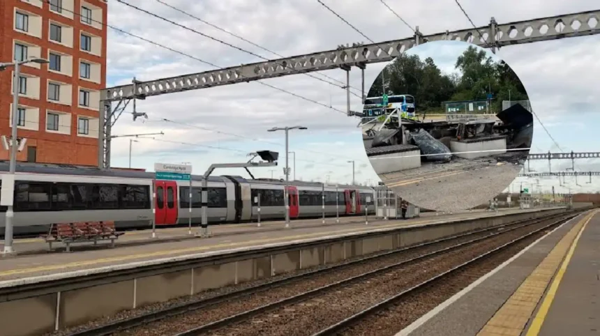 Food van fire at Cambridge North station logged as accidental