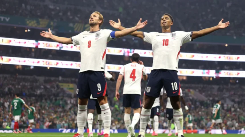 Harry Kane (9) and Jude Bellingham (10) are England’s Wonderwall.