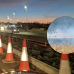 A10 Meldreth field fire firefighters tackle deliberate blaze
